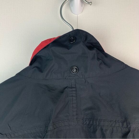 FootJoy Dryjoys Short Sleeve Golf Jacket Mens Large Black Red Pullover Lined 1/4 - Picture 6 of 9